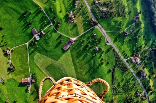 green grass aerial