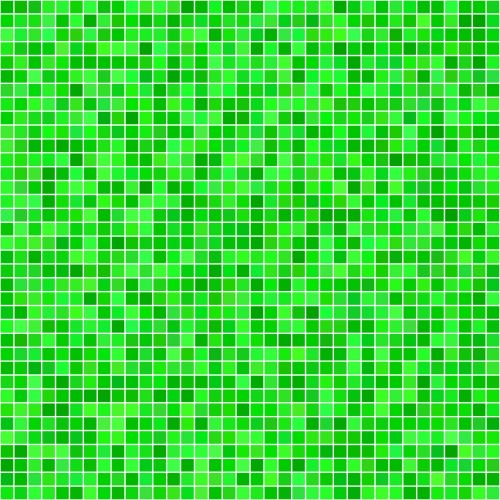 green mosaic pixel