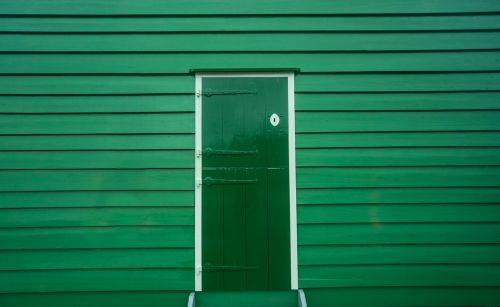 green door wood