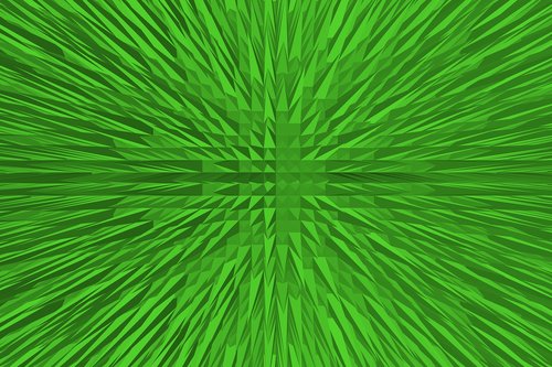 green  pattern  triangle