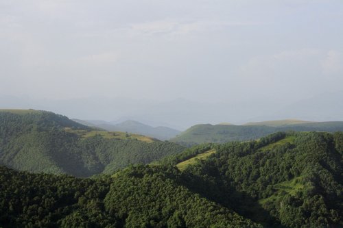 green  mountains  landscape