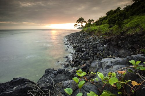 green  rock  landscape