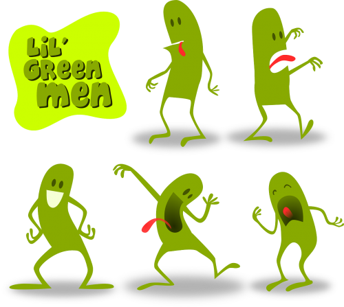 green man alien