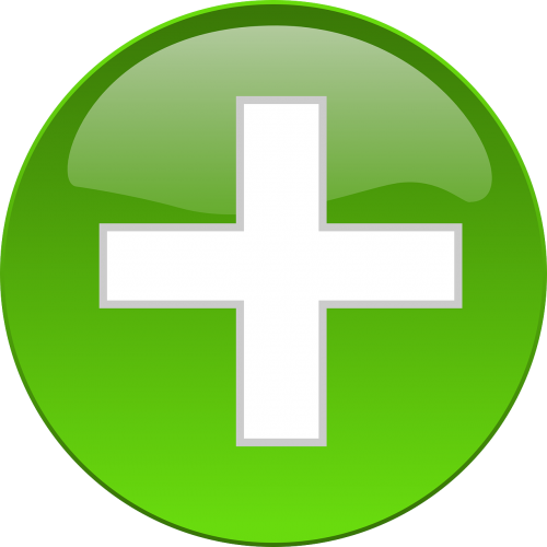 green cross button