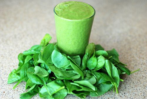 green smoothie leafy