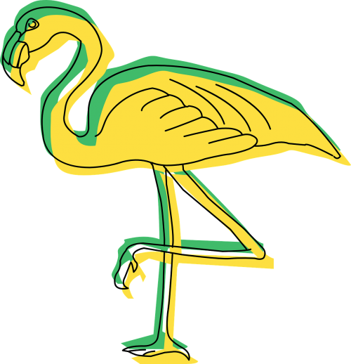 green yellow bird