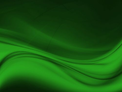 green abstract wave