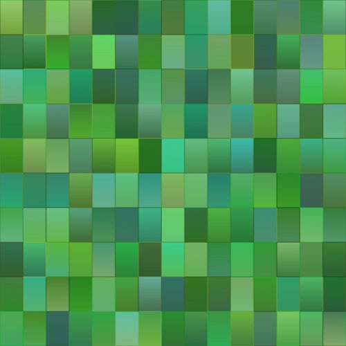 green blocks pattern