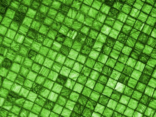 Green Abstract Squares Background