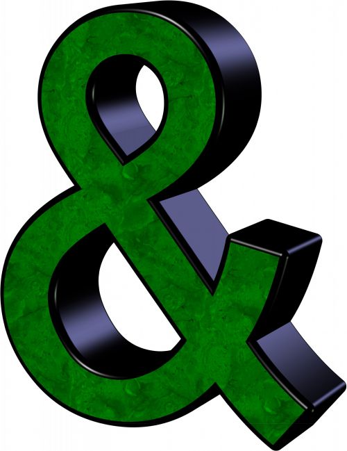 Green Ampersand
