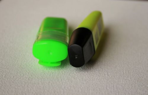 Green And Yellow Highlighters
