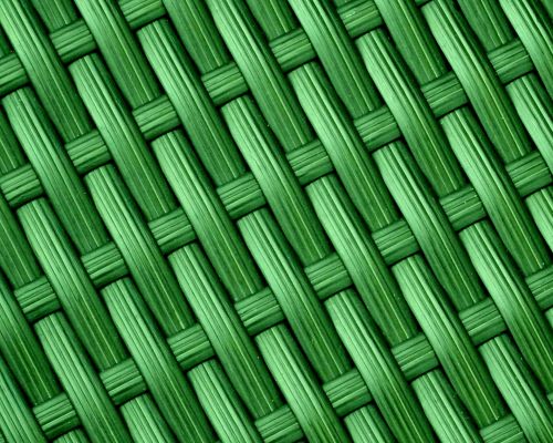 Green Basket Weave Background