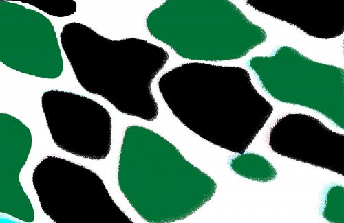 Green Black Digital Pattern Art