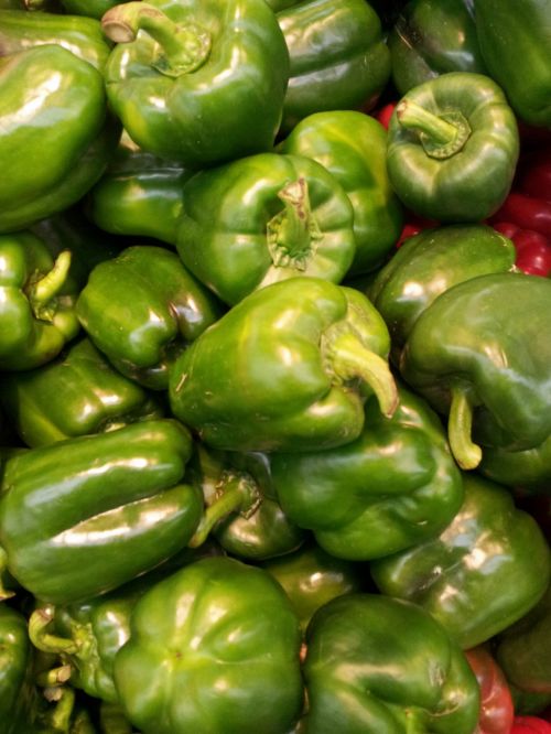 Green Capsicum, Basket