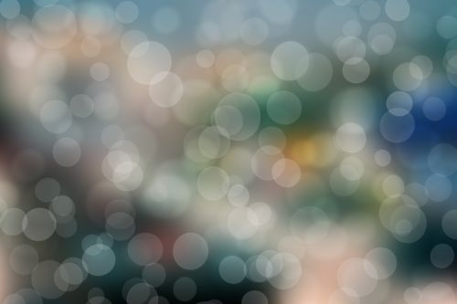 Green Color Bokeh Background