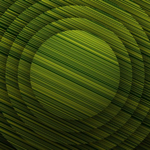 Green Concentric Discs