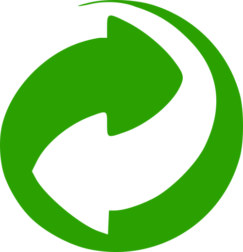 green dot logo recycling
