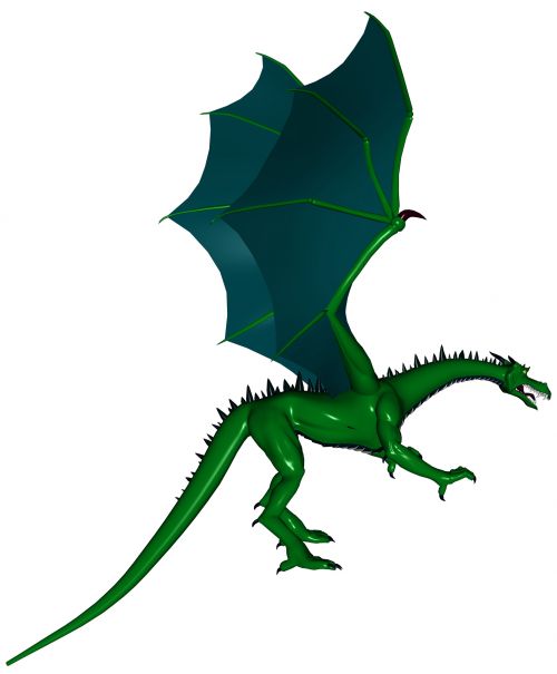 Green Dragon Cartoon