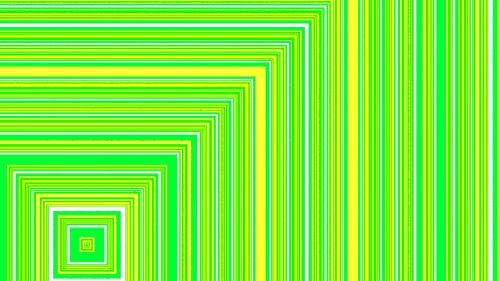 Green Expanding Squares Background