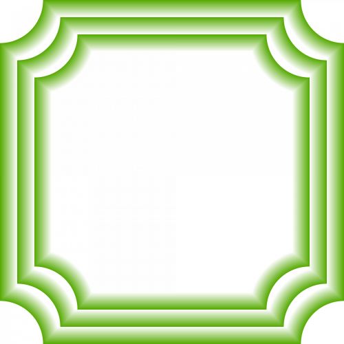 Green Frame Square