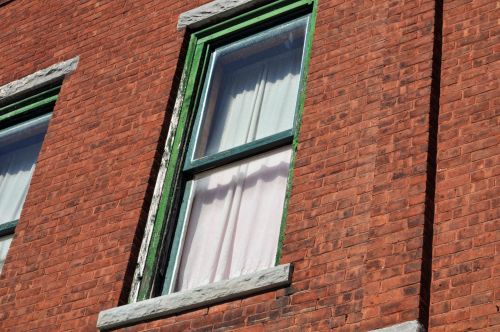 Green Framed Window