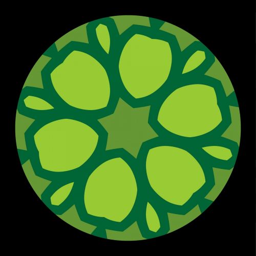 Green Kaleidoscope 3