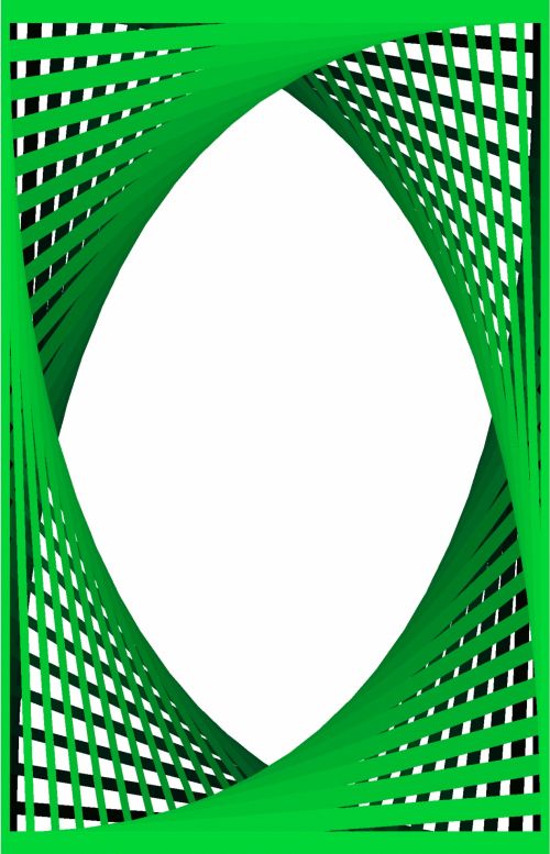 Green Oval Background