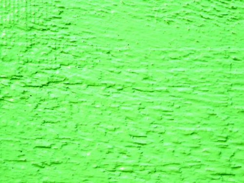 Green Painted Coarse Wood