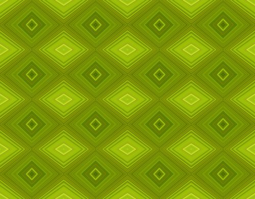 Green Pattern Of Lines And Diamonds
