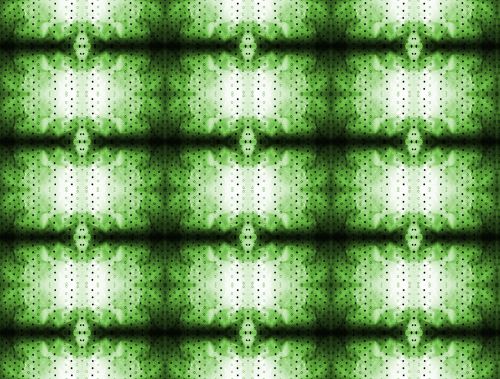 Green Pattern With Dots