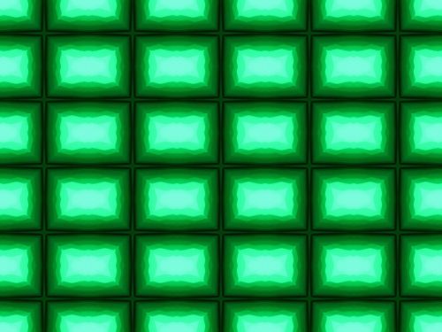 Green Seamless Geometric Pattern