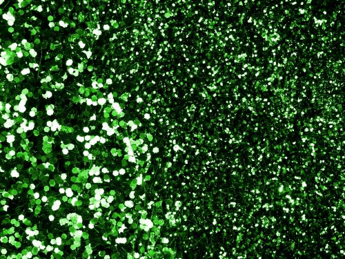 Green Sparkling Background