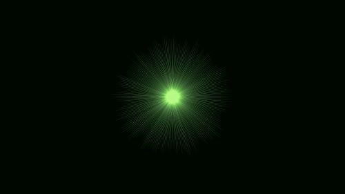 Green Spotlight Pattern
