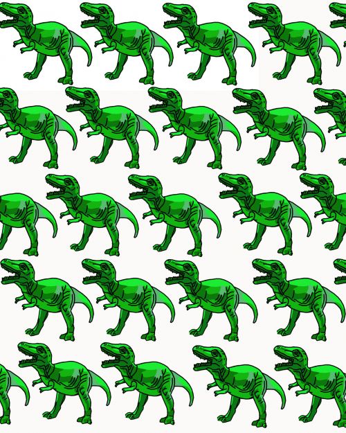 Green T-Rex Background