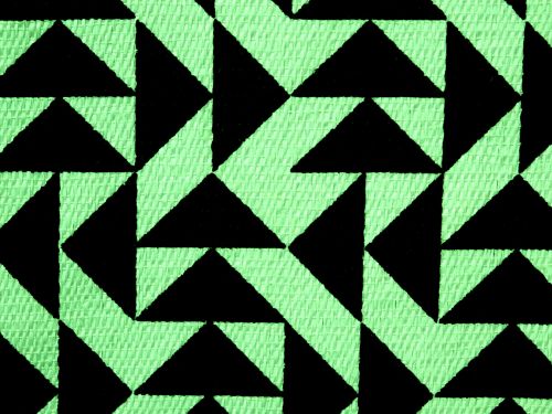 Green Triangles Background