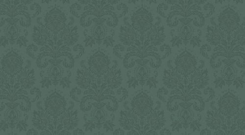 green vintage arabesque green