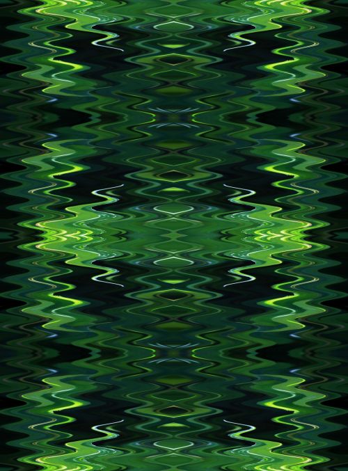 Green Wave Pattern