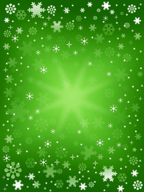 Green Winter Background