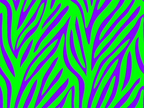 Green Zebra Striped Pattern