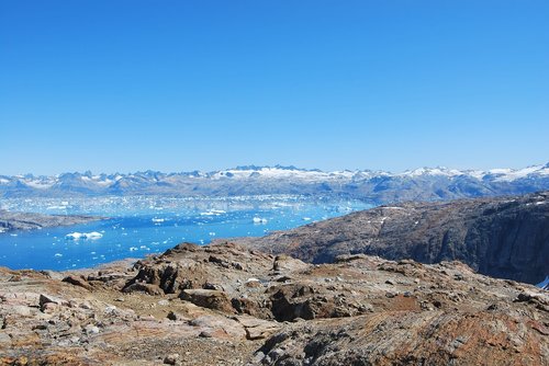 greenland  iceberg  fjord