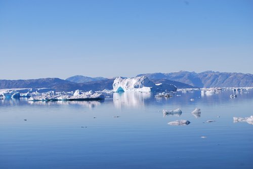 greenland  iceberg  fjord