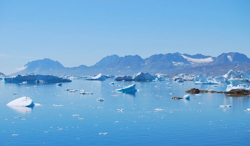 greenland  iceberg  fjord