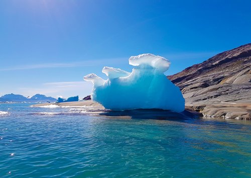 greenland  iceberg  fjord