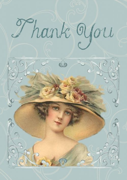 greeting card vintage victorian