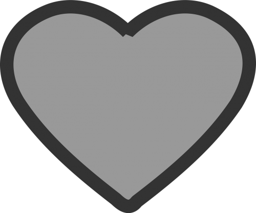 grey hart icon
