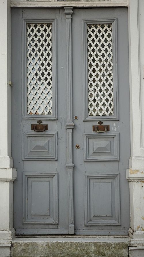grey door home