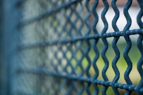 grid fence imprisoned
