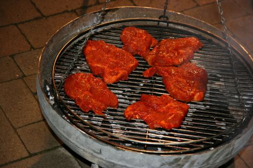 grill meat barbecue