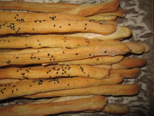 grissini bread rods