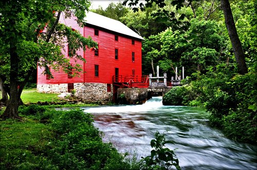 gristmill  building  old
